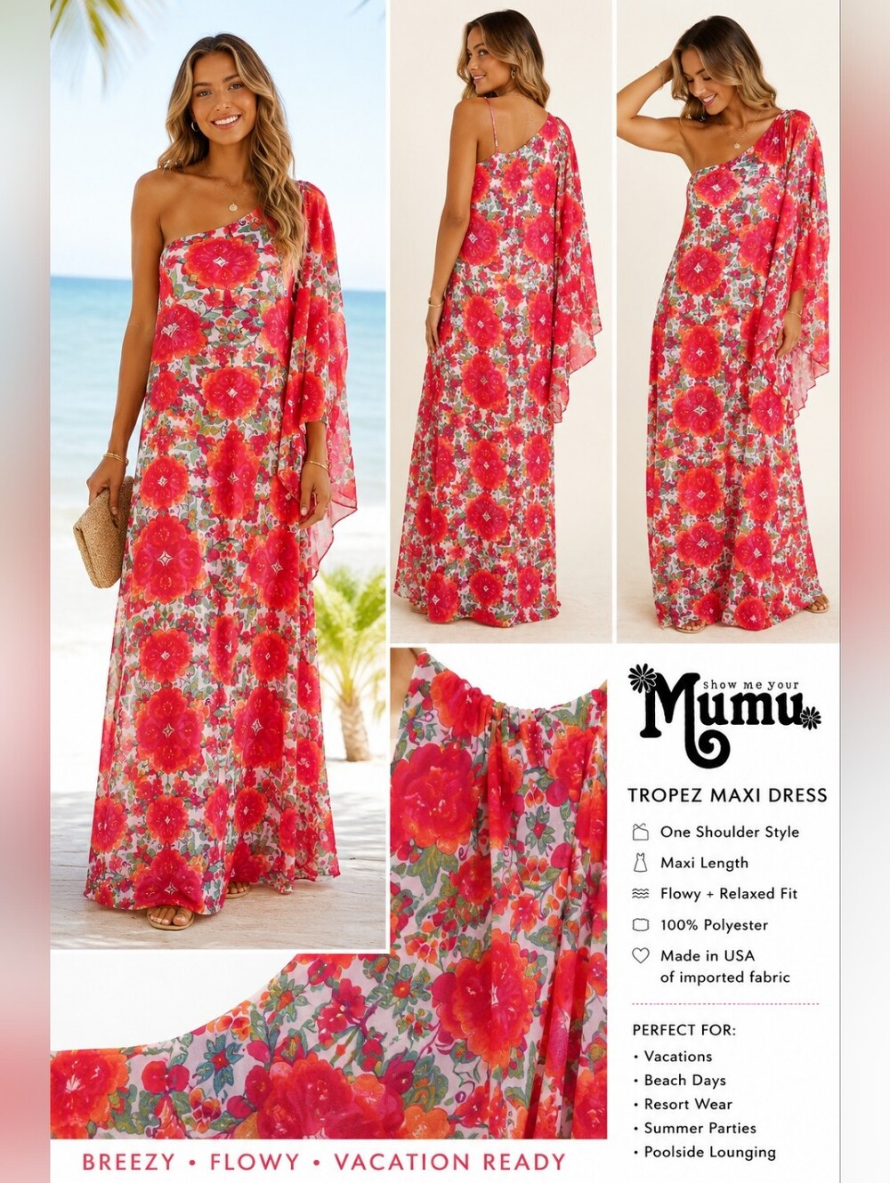 Show Me Your Mumu Tropez Maxi Dress XS